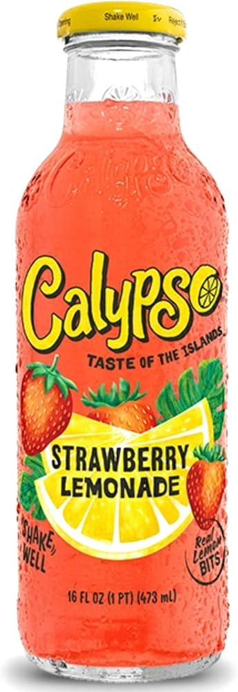 Imagen de presentación BEBIDA LIMONADAFRESA CALYPSO 24 OZ